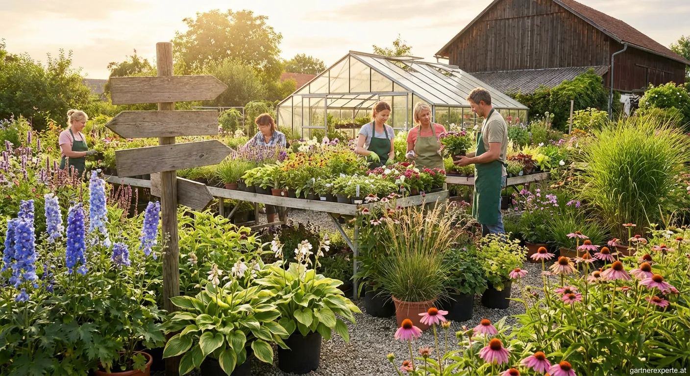 Staudengärtnerei Spezialisten bei der professionellen Gartengestaltung